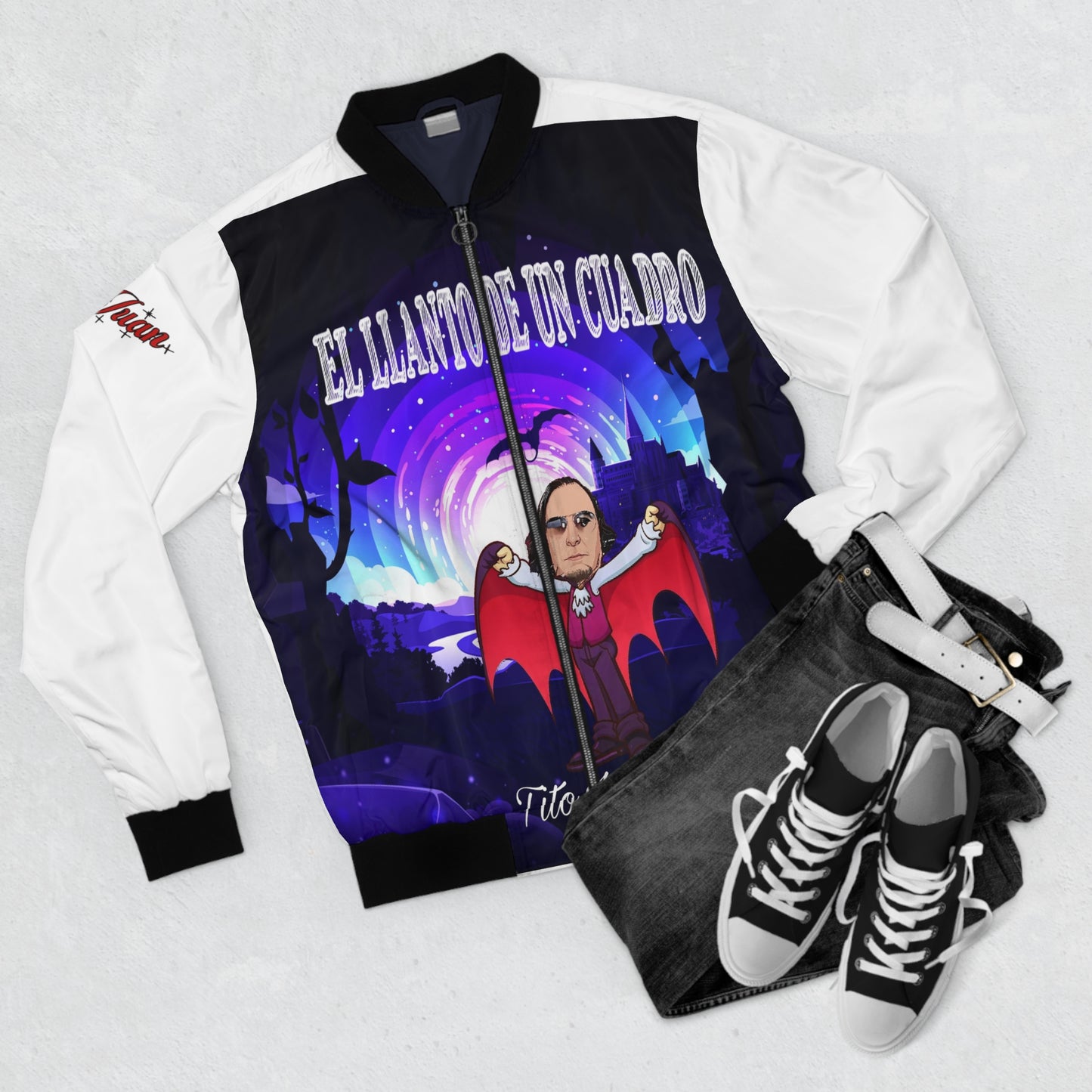 TitoJuan, El Llanto de un cuadro, Men's Bomber Jacket (AOP)