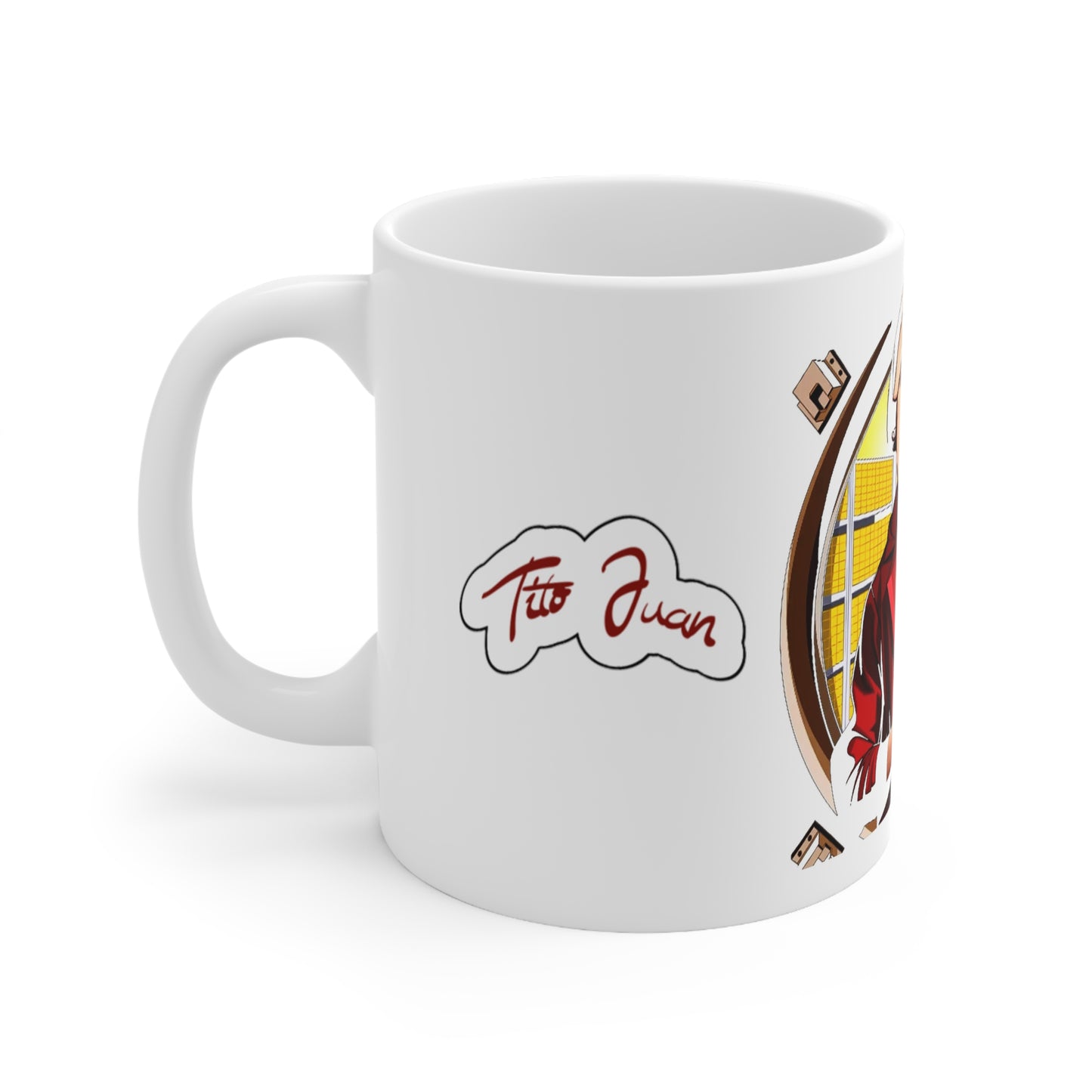 Descafeinado, de TitoJuan, Ceramic Mug 11oz