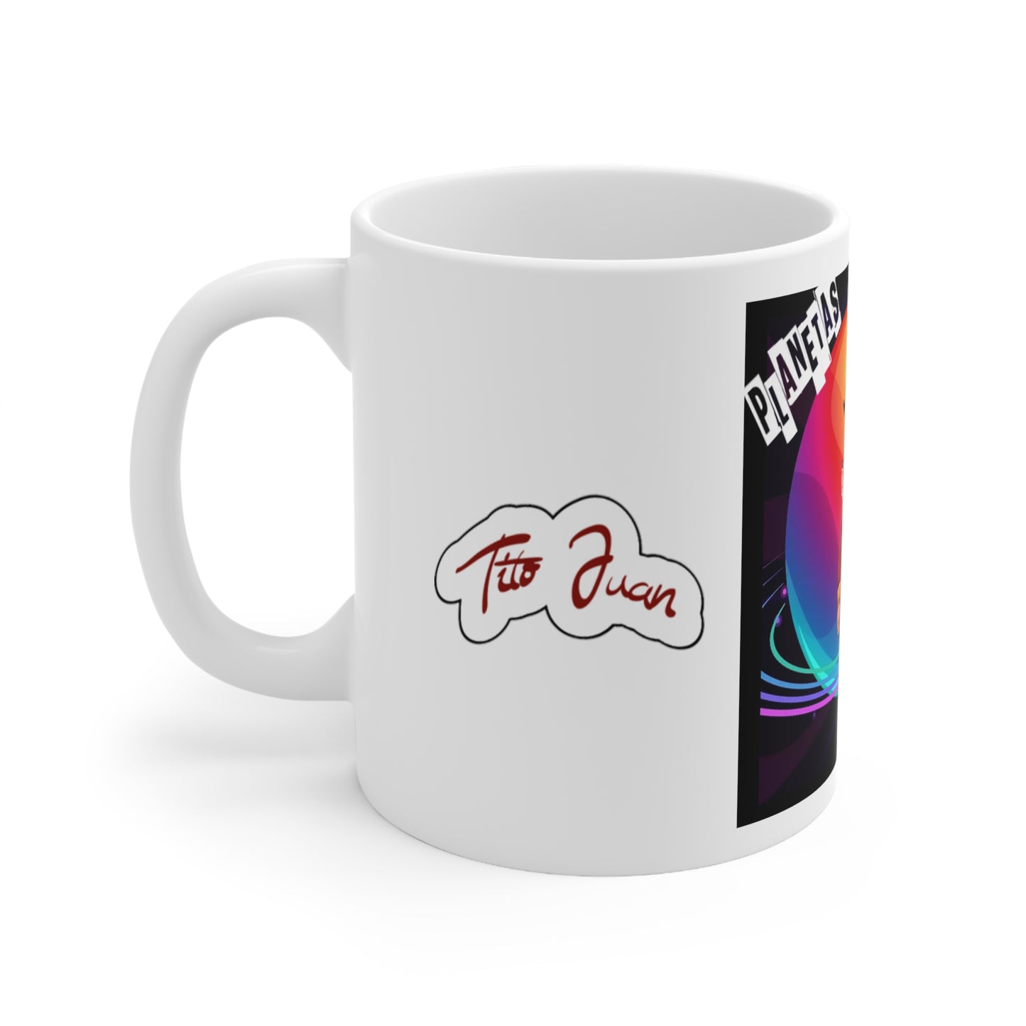 Planetas Lejanos, de TitoJuan, Taza de Cerámica 11oz