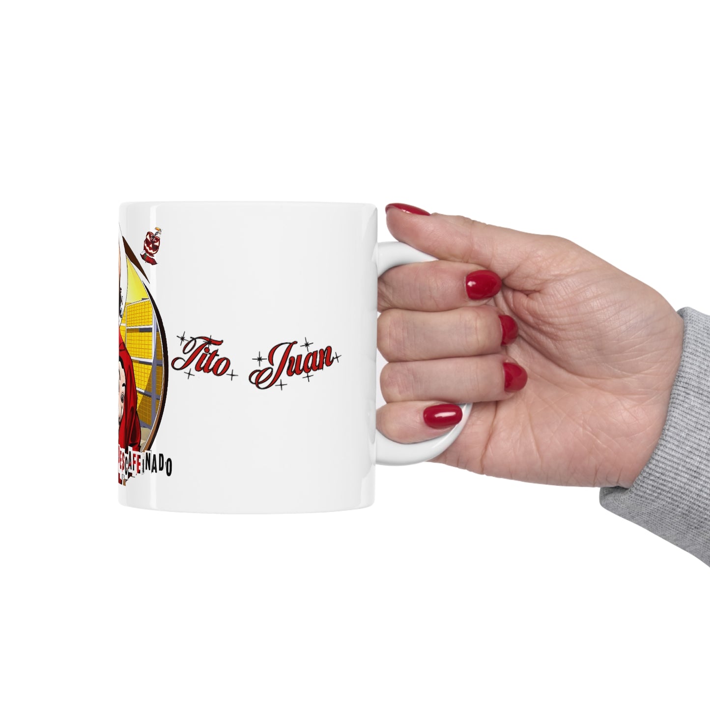 Descafeinado, de TitoJuan, Ceramic Mug 11oz