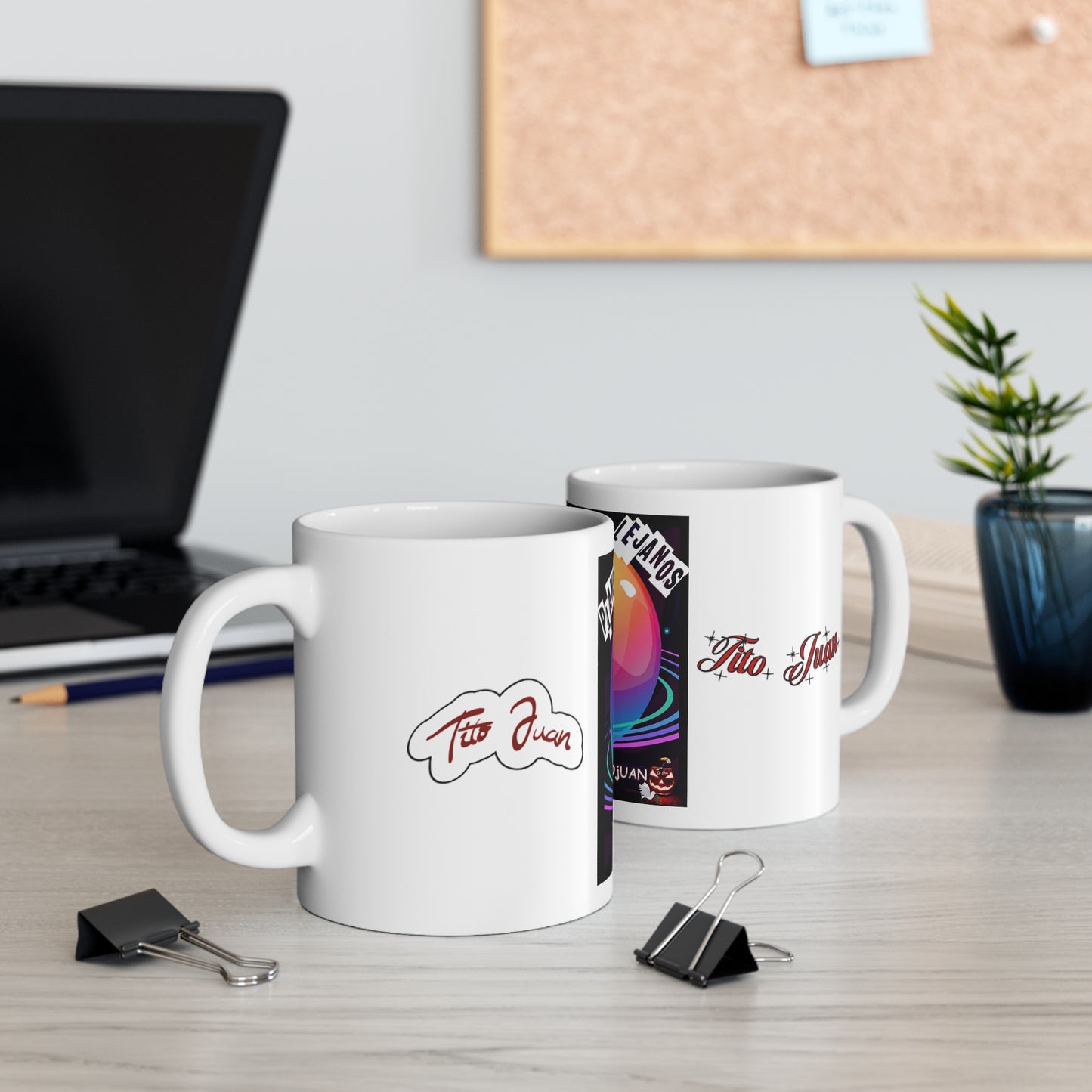 Planetas Lejanos, de TitoJuan, Taza de Cerámica 11oz