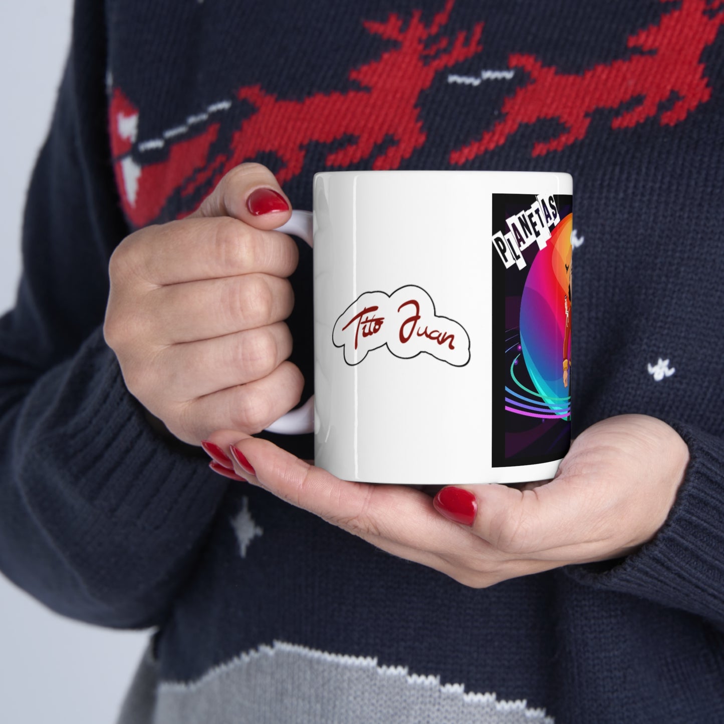 Planetas Lejanos, de TitoJuan, Taza de Cerámica 11oz