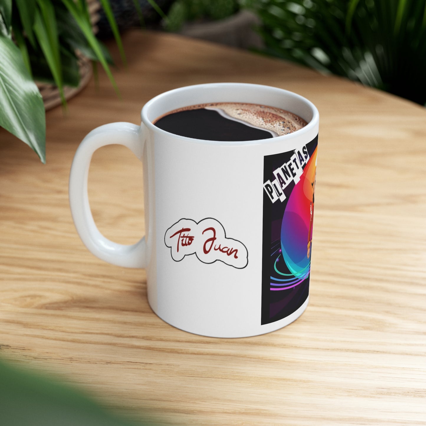 Planetas Lejanos, de TitoJuan, Taza de Cerámica 11oz