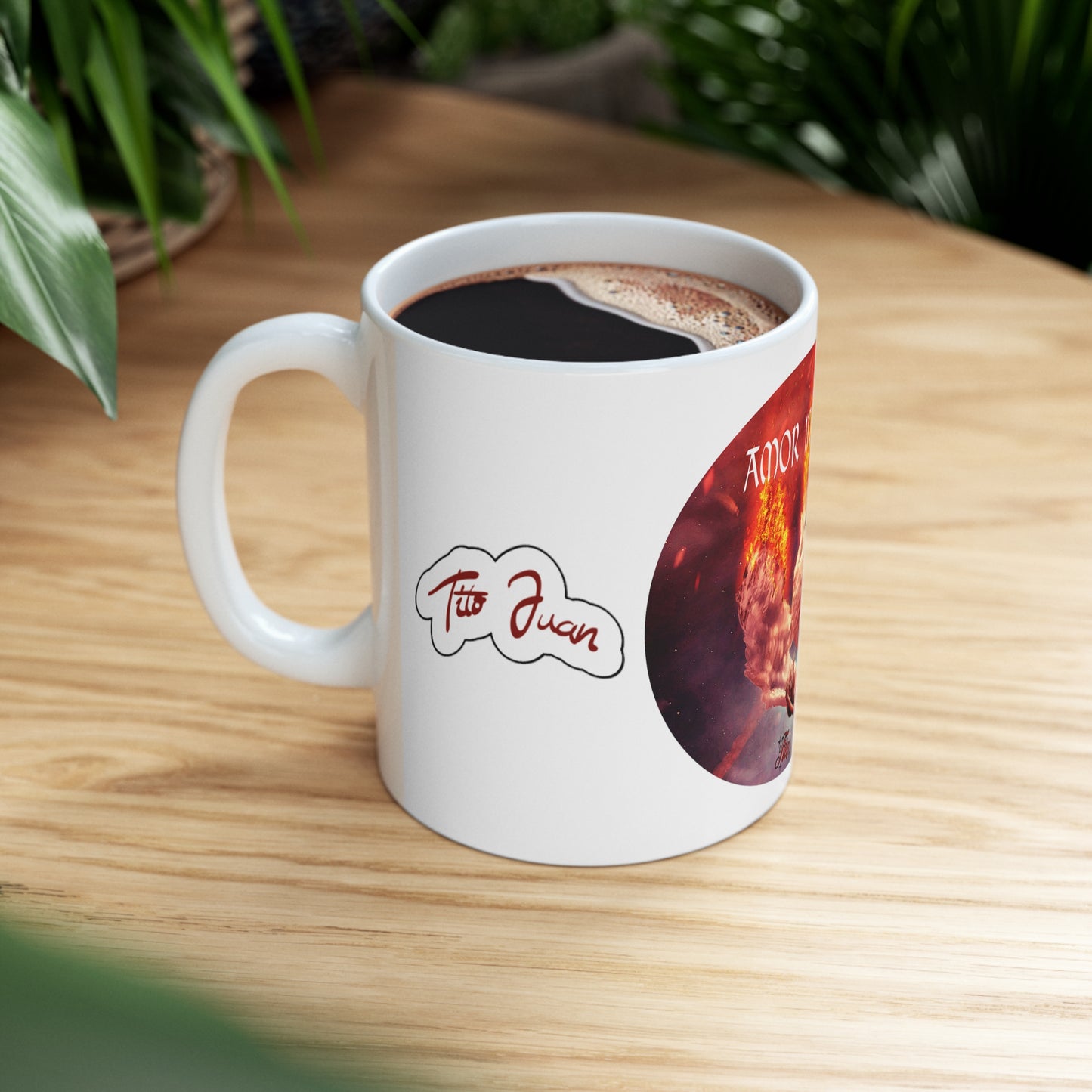Amor infernal, de TitoJuan, Taza de Cerámica 11oz