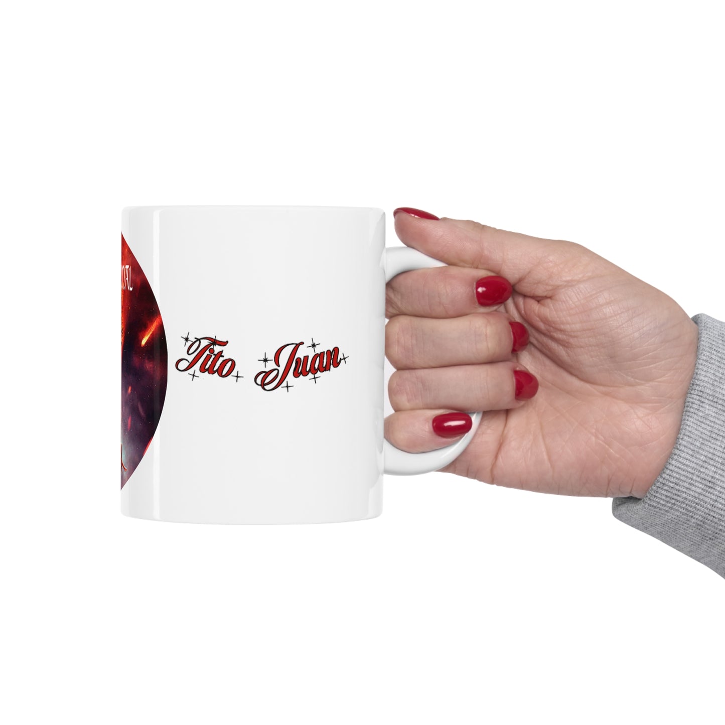 Amor infernal, de TitoJuan, Taza de Cerámica 11oz