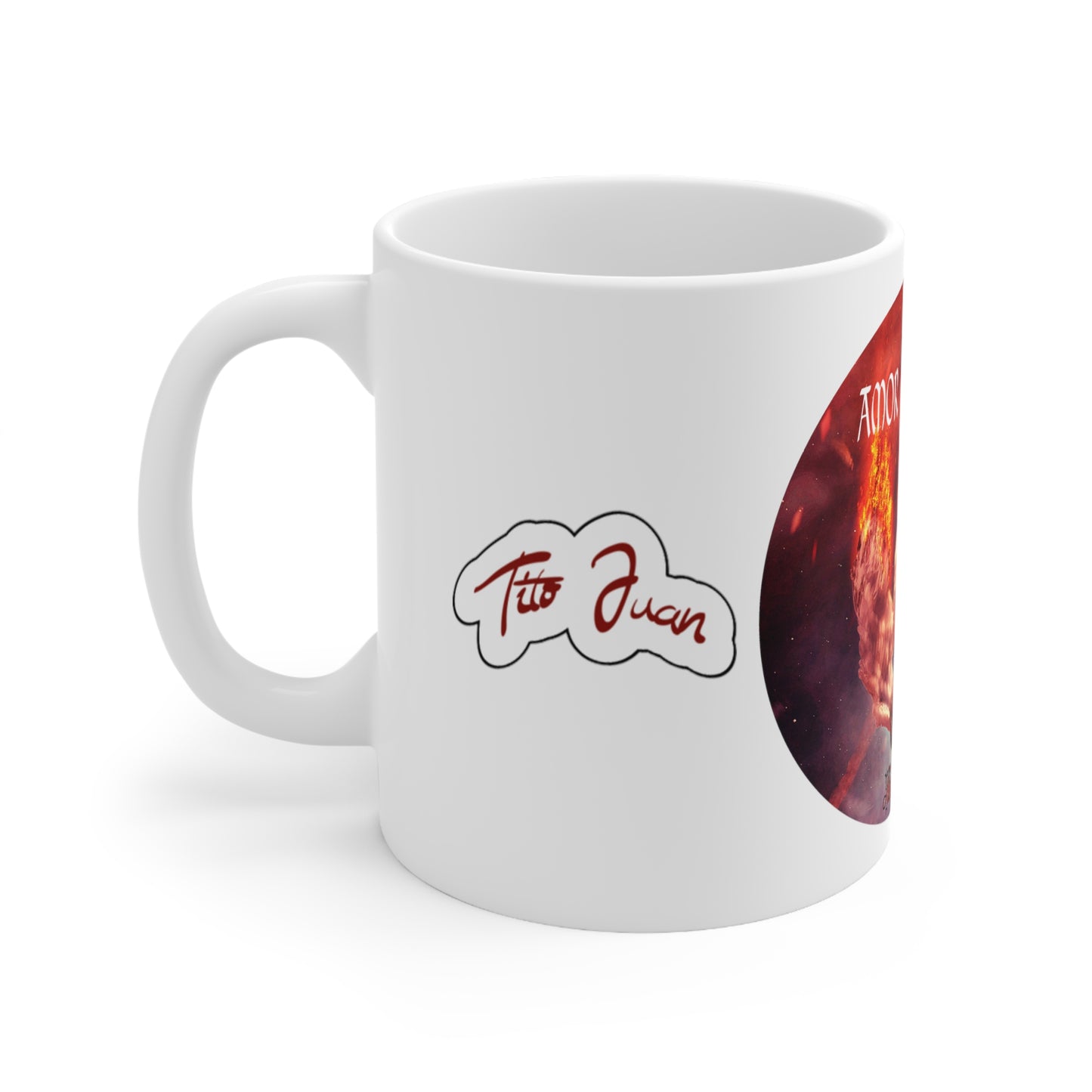 Amor infernal, de TitoJuan, Taza de Cerámica 11oz