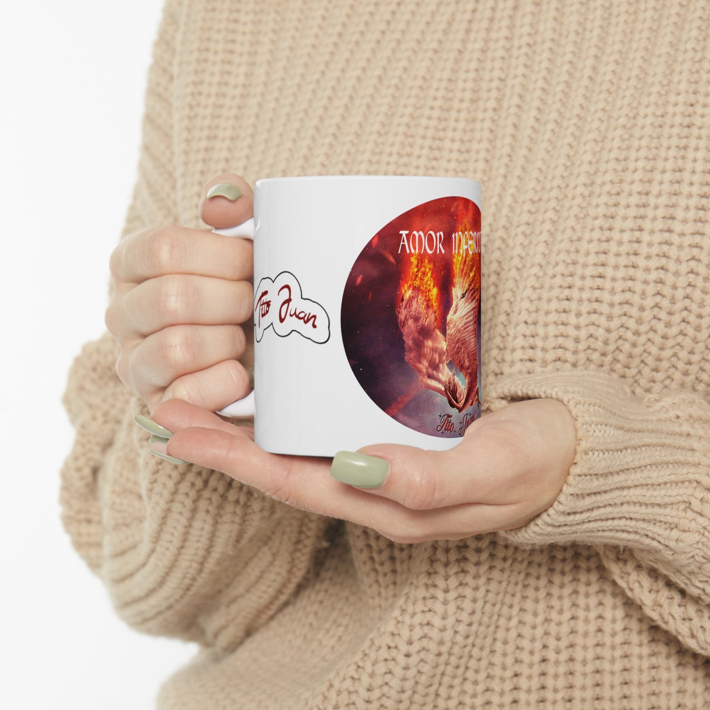 Amor infernal, de TitoJuan, Taza de Cerámica 11oz