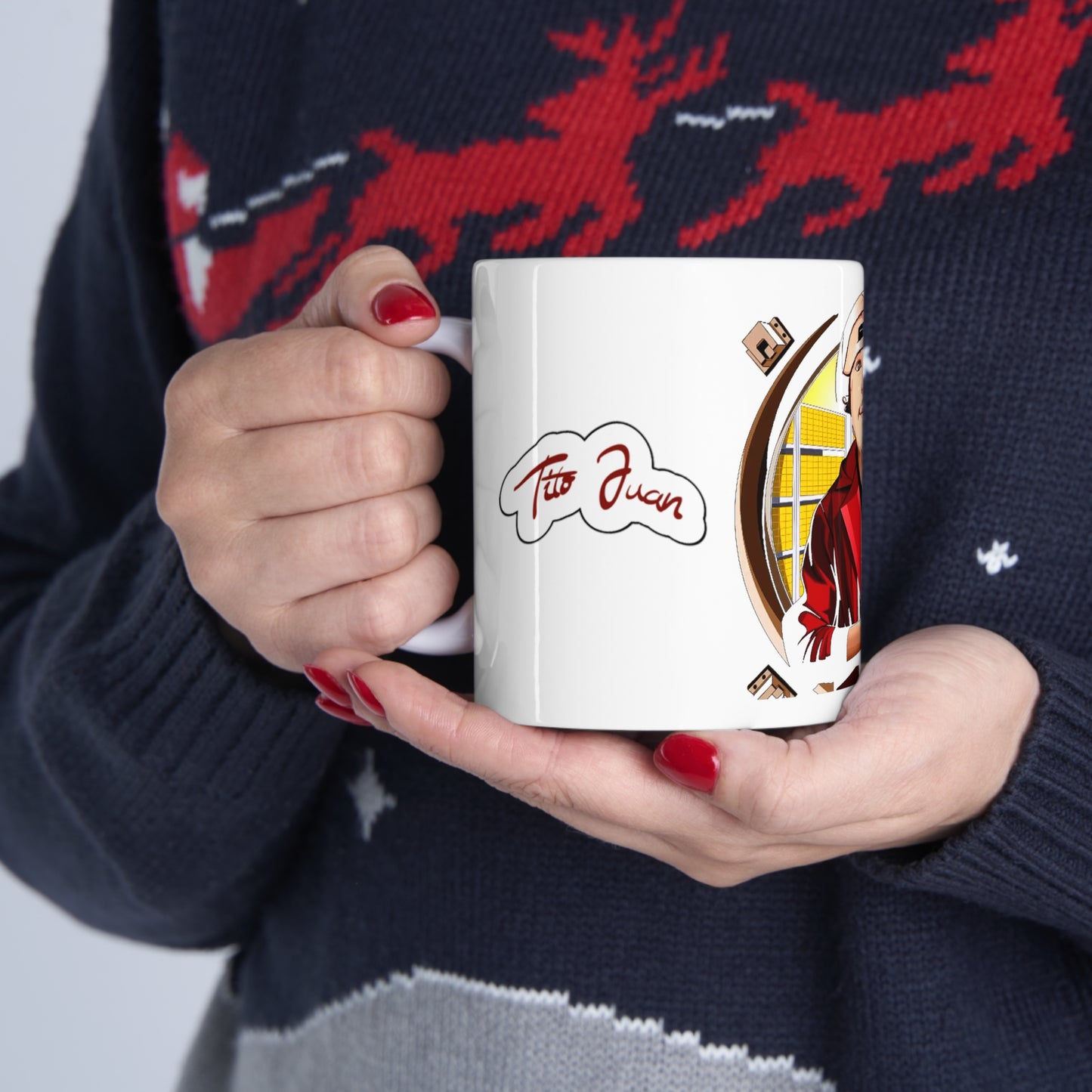 Descafeinado, de TitoJuan, Ceramic Mug 11oz