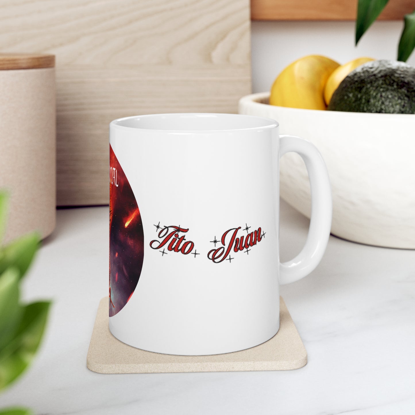Amor infernal, de TitoJuan, Taza de Cerámica 11oz