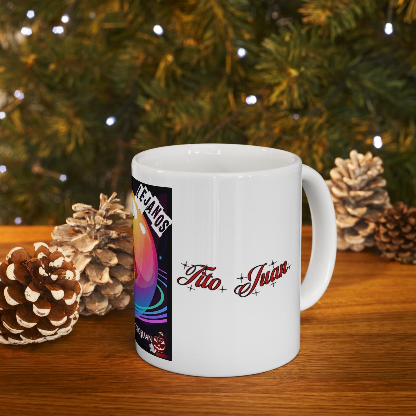 Planetas Lejanos, de TitoJuan, Taza de Cerámica 11oz