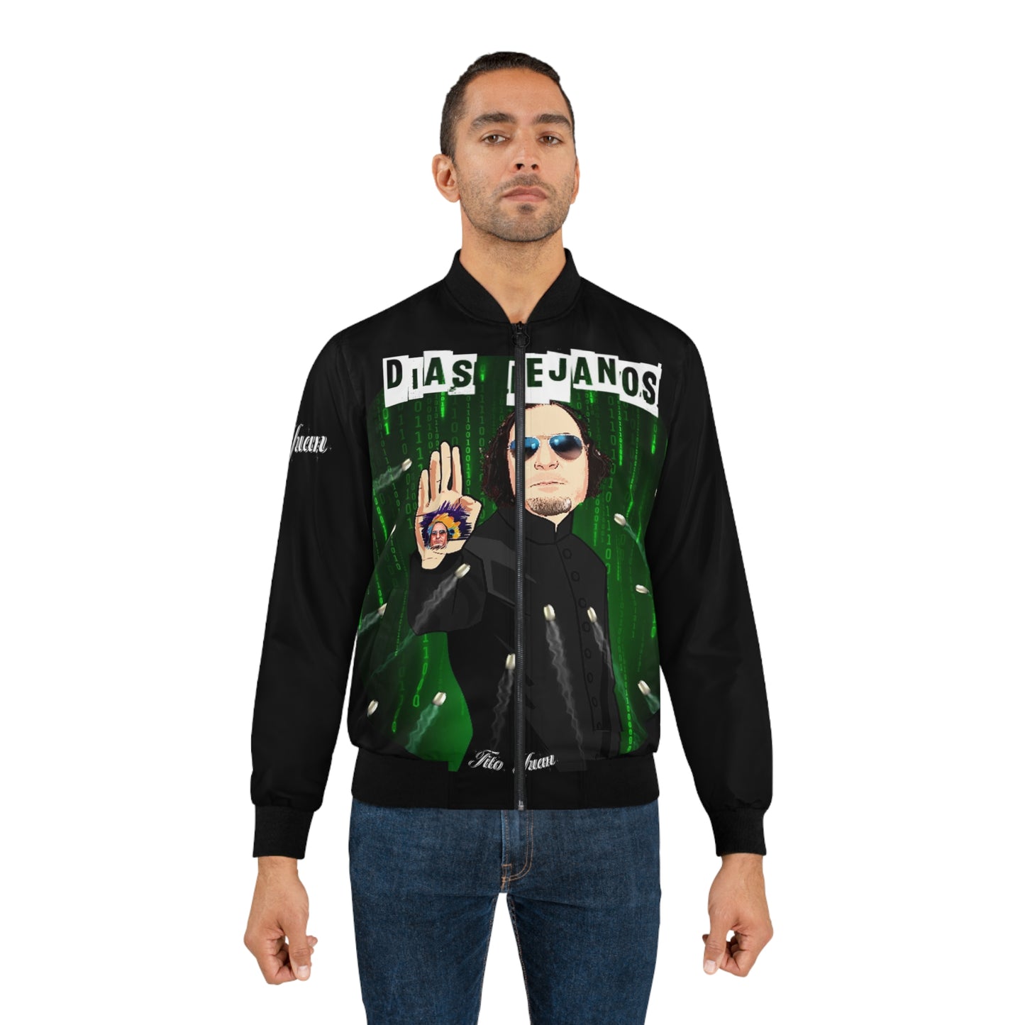 TitoJuan, Dias Lejanos, Men's Bomber Jacket (AOP) 