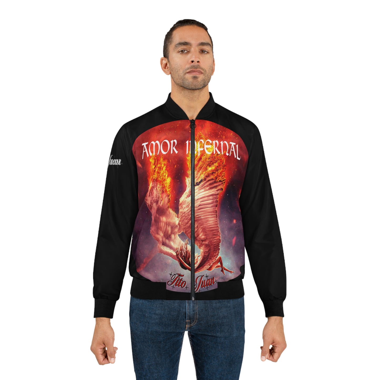 TitoJuan, Amor infernal, Men's Bomber Jacket (AOP)