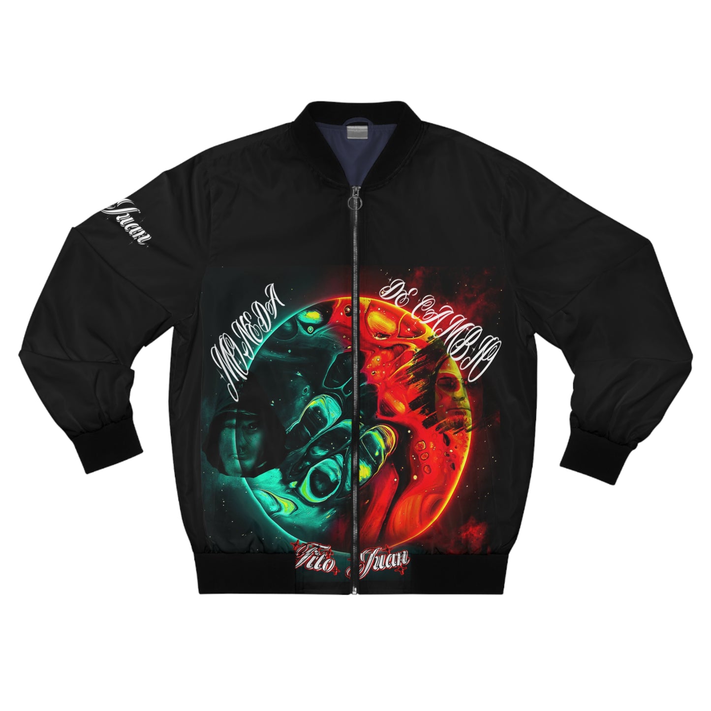 TitoJuan, Currency, Men's Bomber Jacket (AOP) 