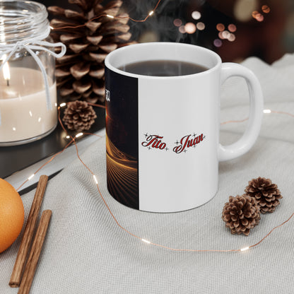 Huellas sin fin, de TitoJuan, Ceramic Mug 11oz