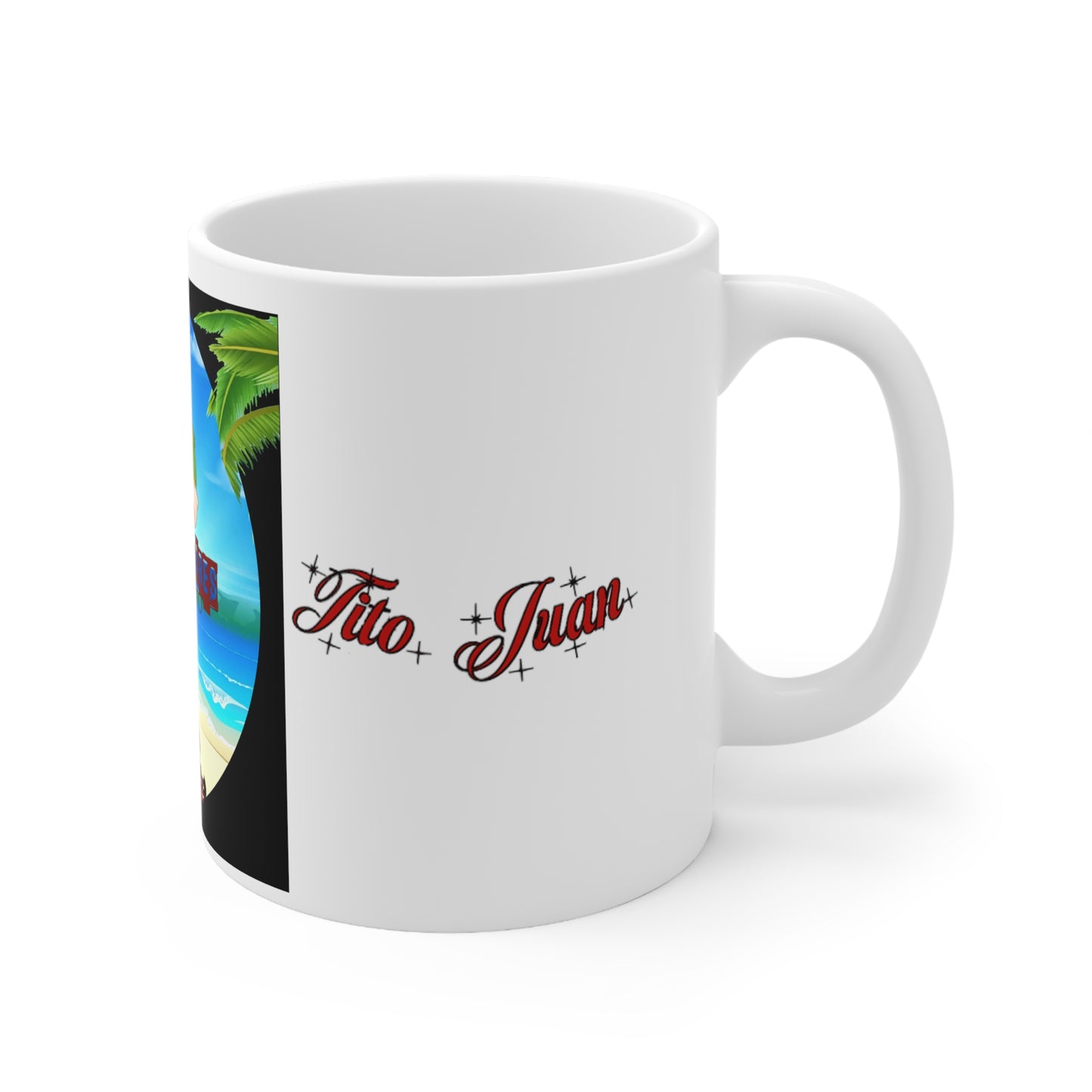 Land of seas, by TitoJuan, Ceramic Mug 11oz 