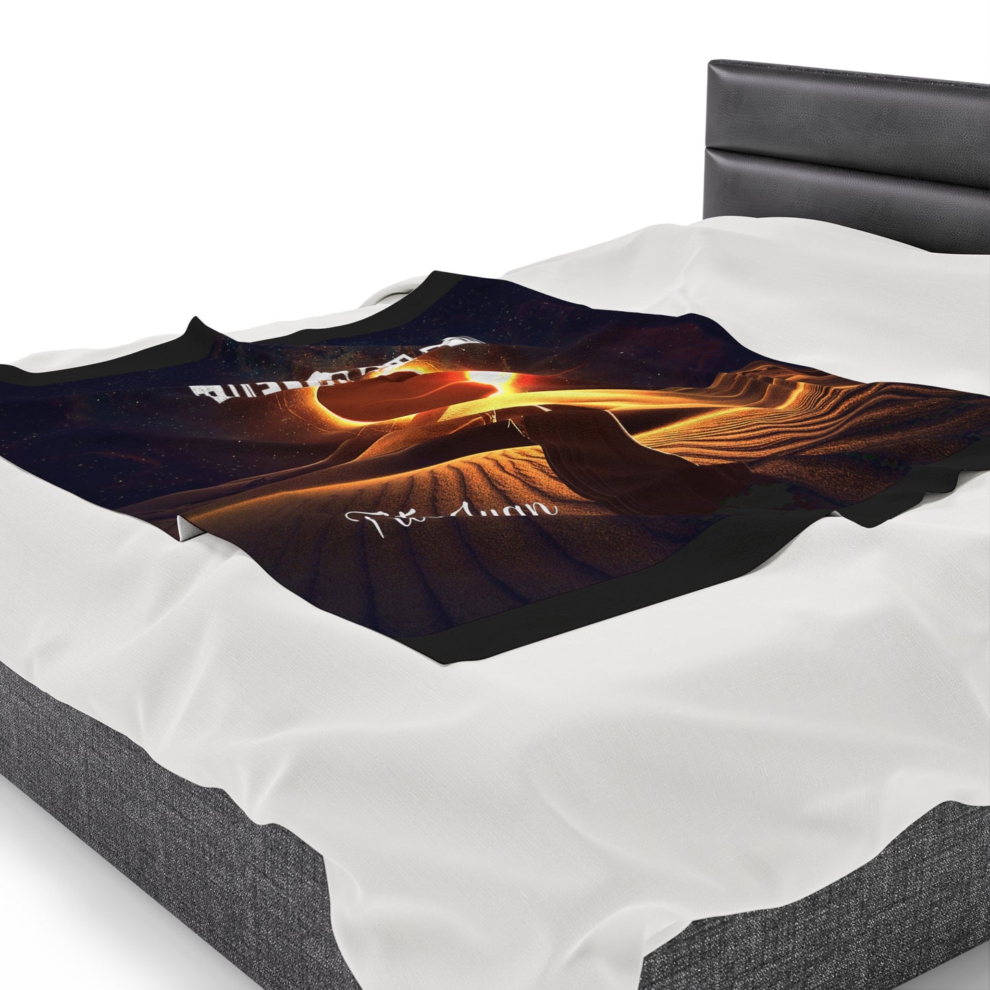 TitoJuan, Endless Footprints, Velveteen Plush Blanket 