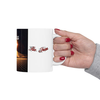 Huellas sin fin, de TitoJuan, Ceramic Mug 11oz